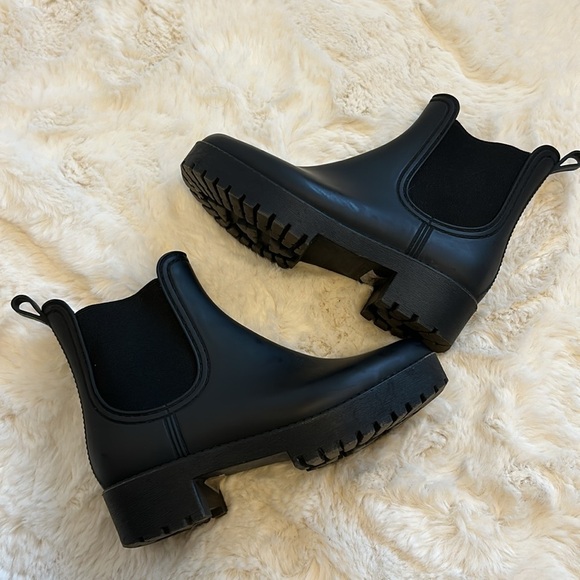 Jeffrey Campbell Cloudy Rain Boots Black - Picture 4 of 10